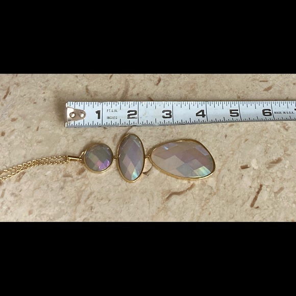 Marcia Moran Faceted MOP Style Pendant Necklace - Picture 7 of 10